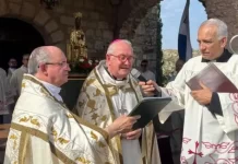 El obispo reivindica la unidad y el «bien» sembrado por el Opus Dei en Torreciudad: «Es de Dios»