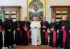 El papa León XIV sostiene encuentro con los obispos de Panamá